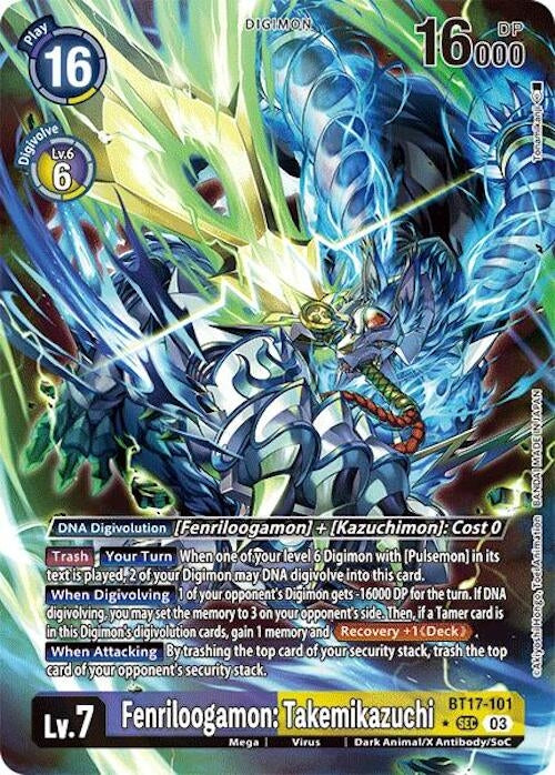 Image for Fenriloogamon: Takemikazuchi (Alternate Art) - Digimon Card Game