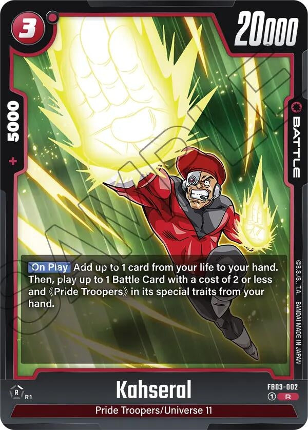 Image for Kahseral - Dragon Ball Super: Fusion World