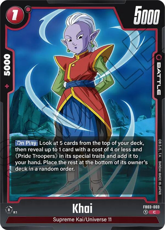 Image for Khai - Dragon Ball Super: Fusion World