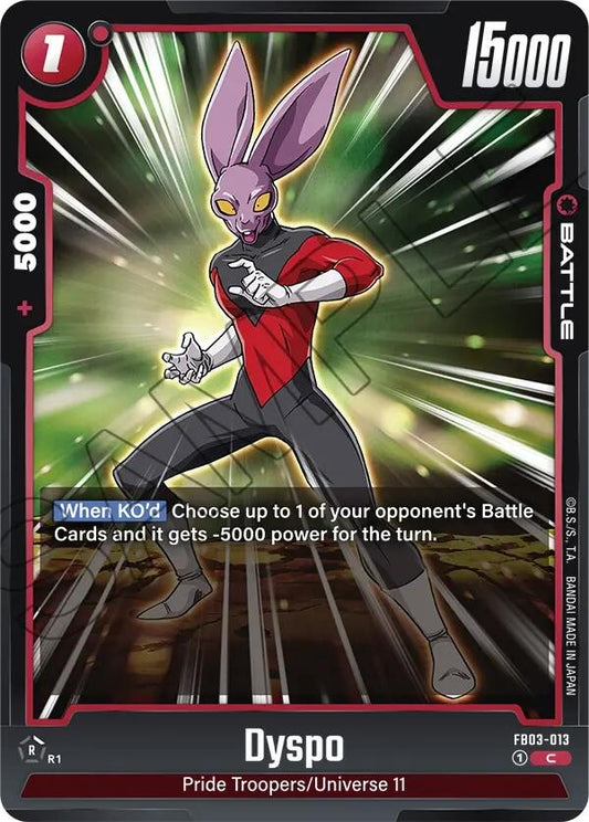 Image for Dyspo - FB03-013 - Dragon Ball Super: Fusion World