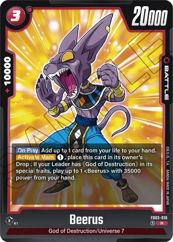 Image for Beerus - FB03-018 - Dragon Ball Super: Fusion World