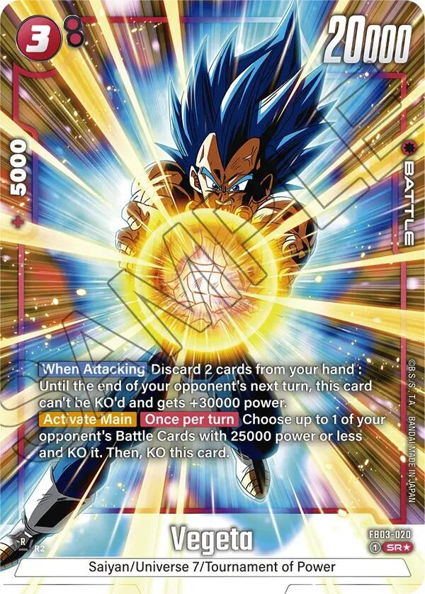 Image for Vegeta - FB03-020 (Alternate Art) - Dragon Ball Super: Fusion World