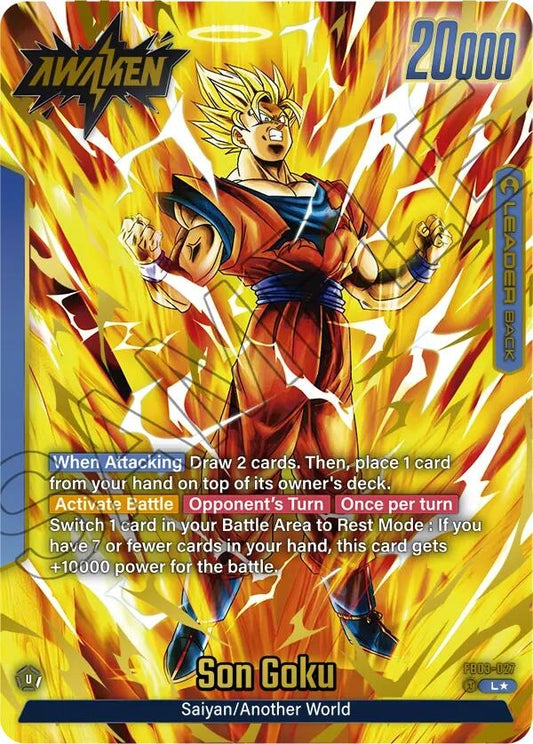 Image for Son Goku - FB03-027 (Alternate Art) - Dragon Ball Super: Fusion World