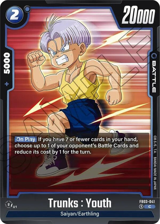 Image for Trunks : Youth - Dragon Ball Super: Fusion World