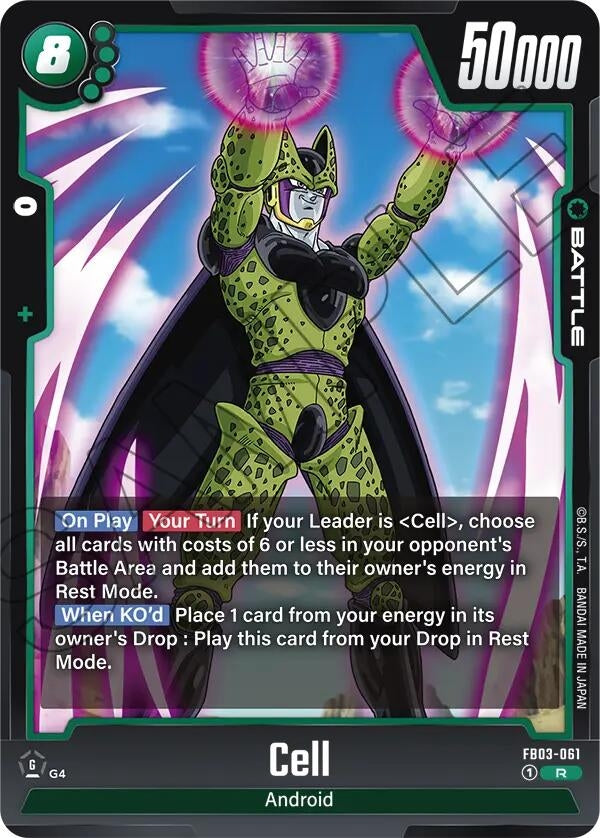 Image for Cell - FB03-061 - Dragon Ball Super: Fusion World