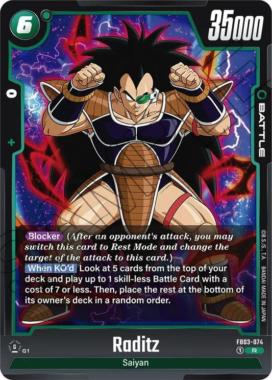 Image for Raditz - FB03-074 - Dragon Ball Super: Fusion World