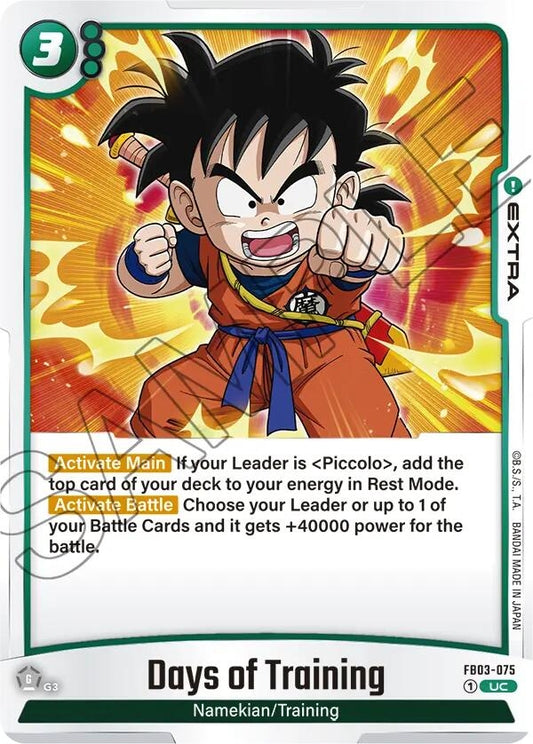 Image for Days of Training - Dragon Ball Super: Fusion World