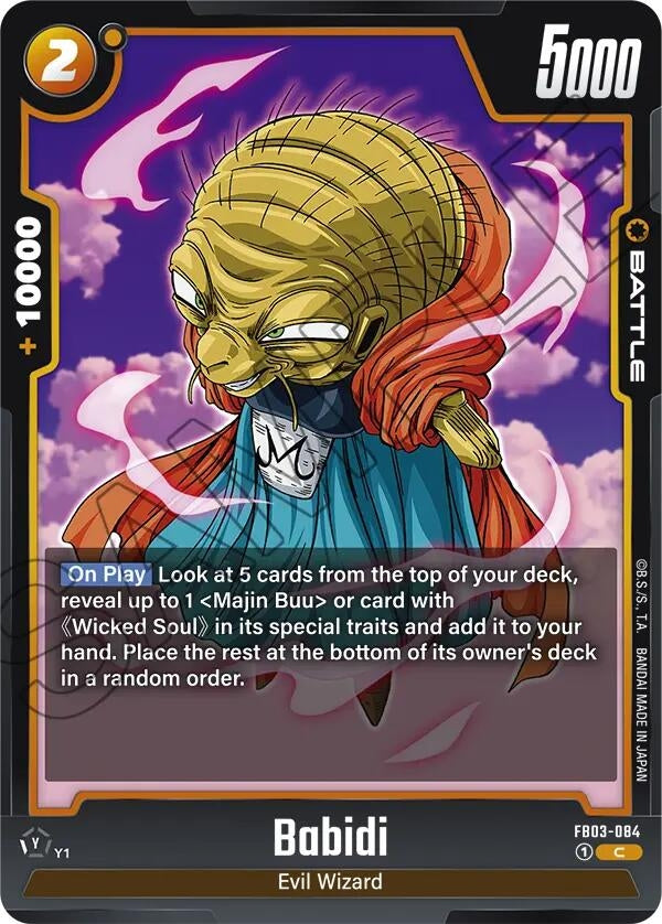 Image for Babidi - FB03-084 - Dragon Ball Super: Fusion World