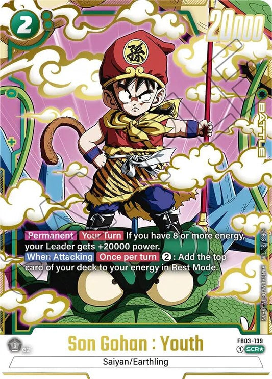 Image for Son Gohan : Youth - FB03-139 (Alternate Art) - Dragon Ball Super: Fusion World