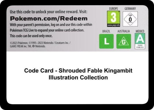 Image for Code Card - Shrouded Fable Kingambit Illustration Collection - Pokemon