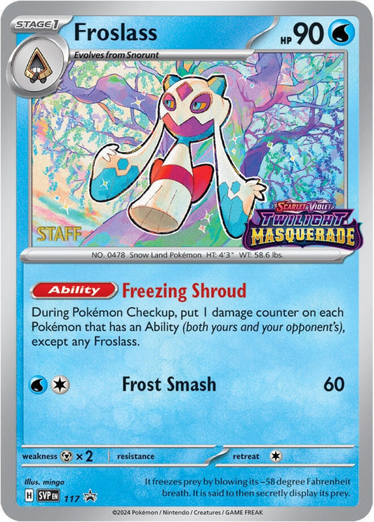 Image for Froslass - 117 (Prerelease) [Staff] - Pokemon