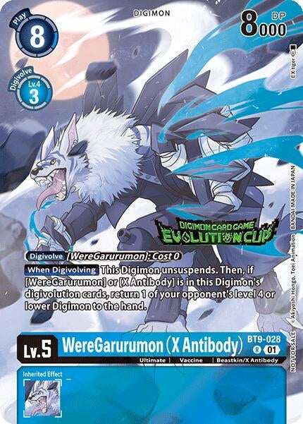 Image for WereGarurumon (X Antibody) (2024 Evolution Cup) - Digimon Card Game