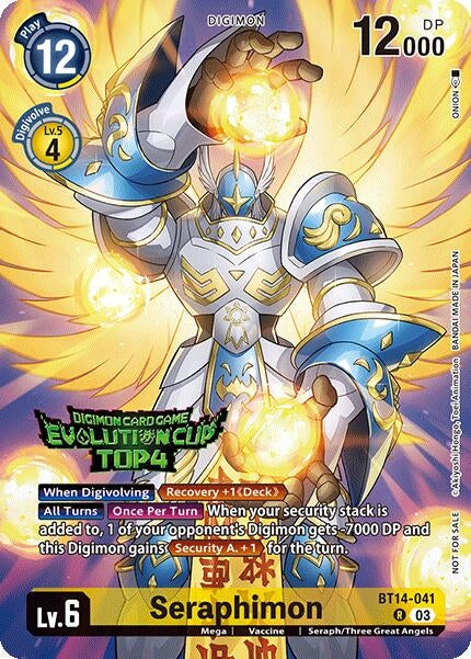 Image for Seraphimon (2024 Evolution Cup Top 4) - Digimon Card Game