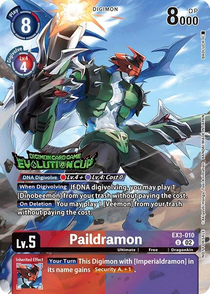 Image for Paildramon (2024 Evolution Cup) - Digimon Card Game