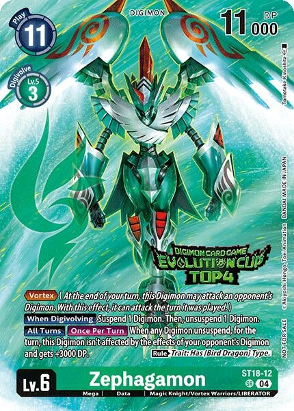 Image for Zephagamon (2024 Evolution Cup Top 4) - Digimon Card Game