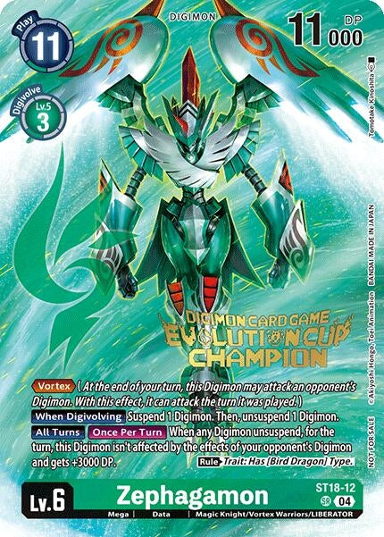 Image for Zephagamon (2024 Evolution Cup Champion) - Digimon Card Game