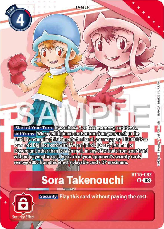 Image for Sora Takenouchi (Premium Heroines Set) - Digimon Card Game