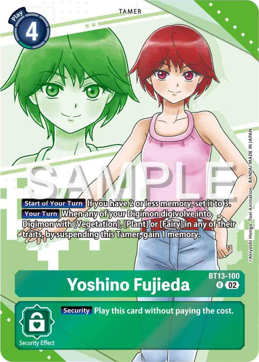 Image for Yoshino Fujieda (Premium Heroines Set) - Digimon Card Game