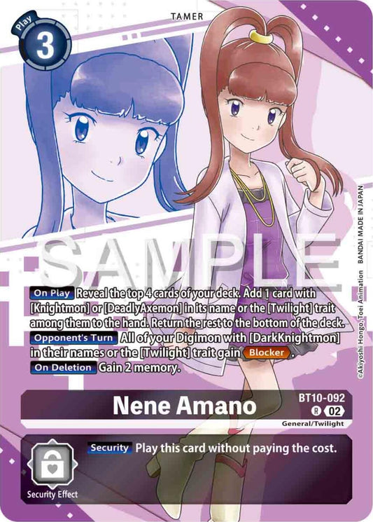 Image for Nene Amano (Premium Heroines Set) - Digimon Card Game