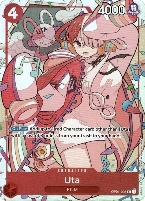 Image for Uta - OP01-005 (Premium Card Collection -Uta-) - One Piece Card Game