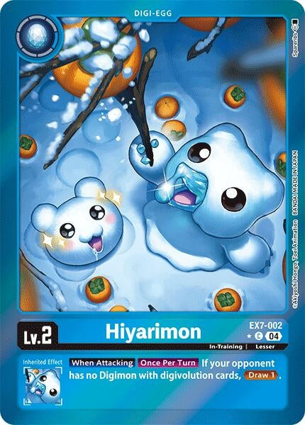 Image for Hiyarimon (Foil) - Digimon Card Game