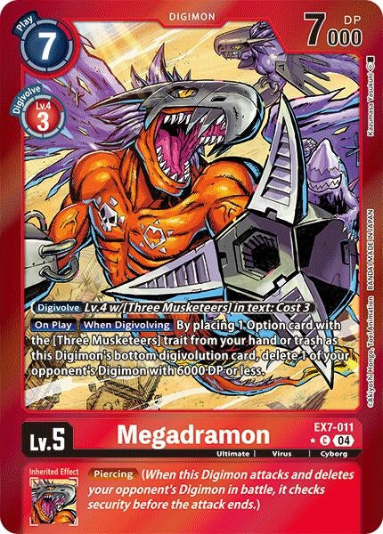 Image for Megadramon (Foil) - Digimon Card Game