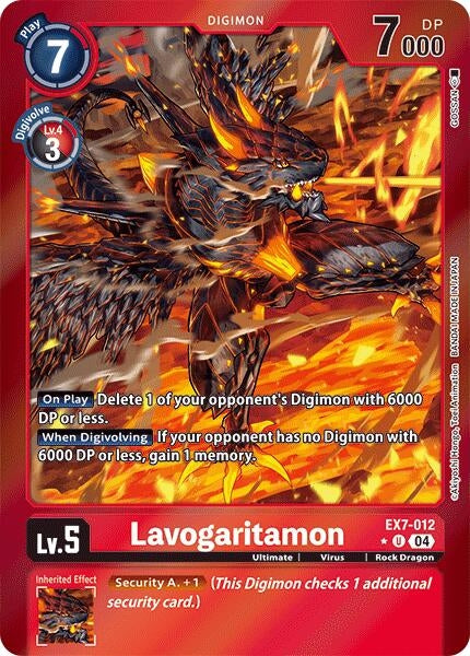 Image for Lavogaritamon (Foil) - Digimon Card Game