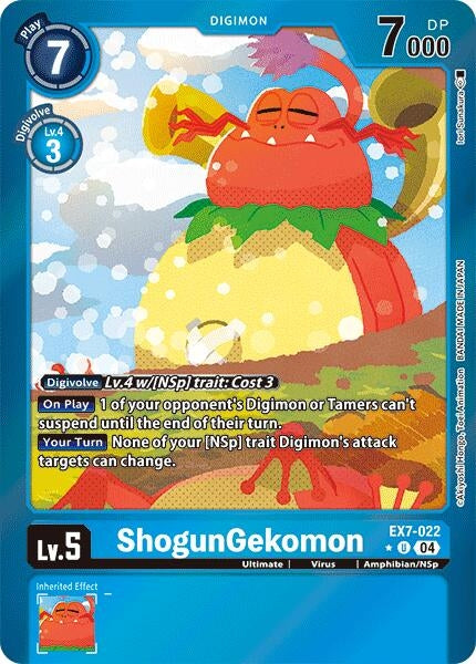 Image for ShogunGekomon (Foil) - Digimon Card Game