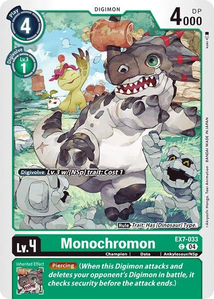 Image for Monochromon - Digimon Card Game