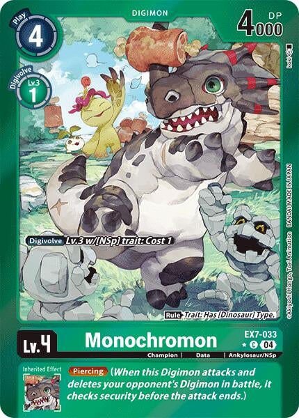 Image for Monochromon (Foil) - Digimon Card Game