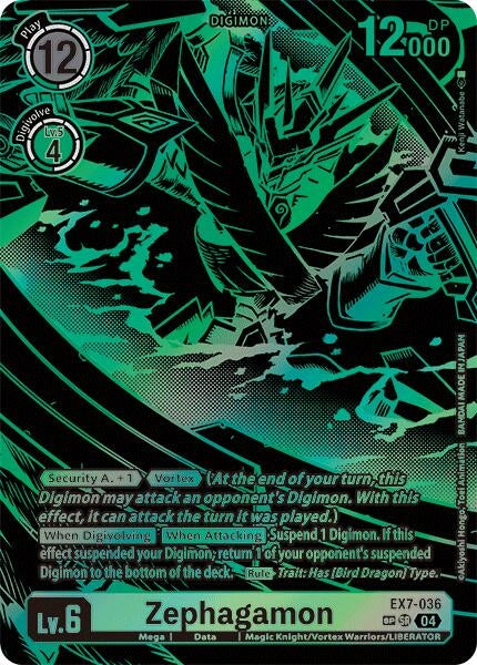 Image for Zephagamon (Textured) - Digimon Card Game