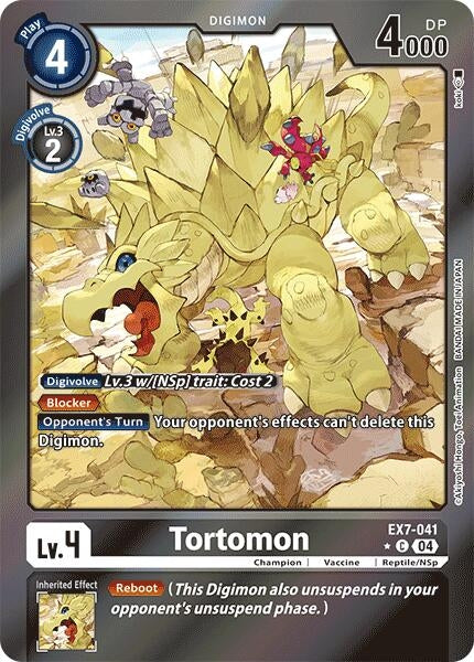 Image for Tortomon (Foil) - Digimon Card Game