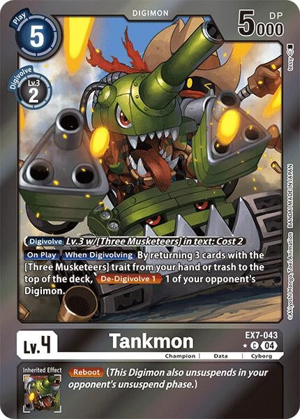 Image for Tankmon (Foil) - Digimon Card Game