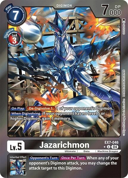 Image for Jazarichmon (Foil) - Digimon Card Game