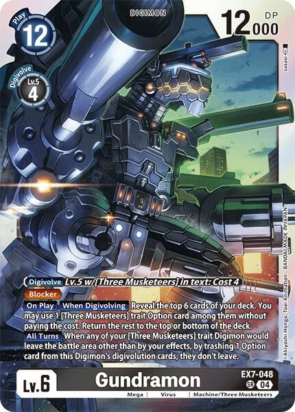 Image for Gundramon - Digimon Card Game