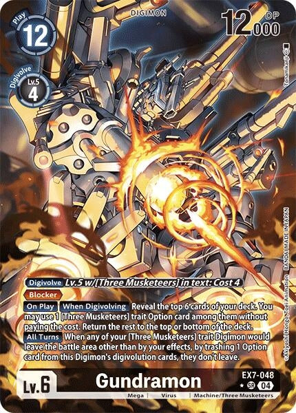 Image for Gundramon (Alternate Art) - Digimon Card Game