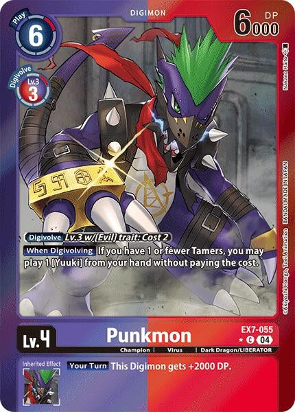 Image for Punkmon (Foil) - Digimon Card Game