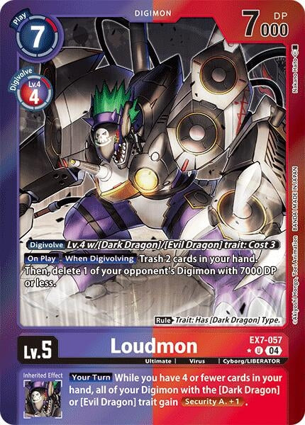 Image for Loudmon (Foil) - Digimon Card Game