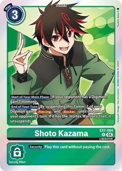 Image for Shoto Kazama - Digimon Card Game