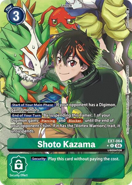 Image for Shoto Kazama (Alternate Art) - Digimon Card Game