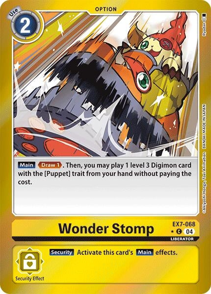 Image for Wonder Stomp (Foil) - Digimon Card Game