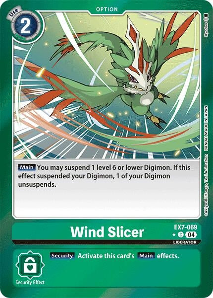 Image for Wind Slicer (Foil) - Digimon Card Game