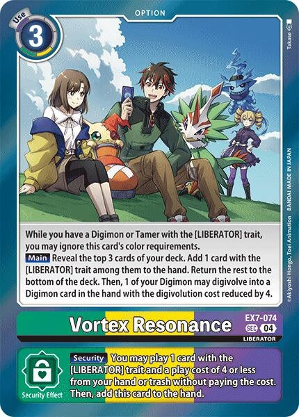 Image for Vortex Resonance - Digimon Card Game