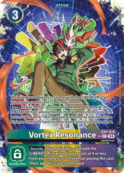 Image for Vortex Resonance (Alternate Art) - Digimon Card Game