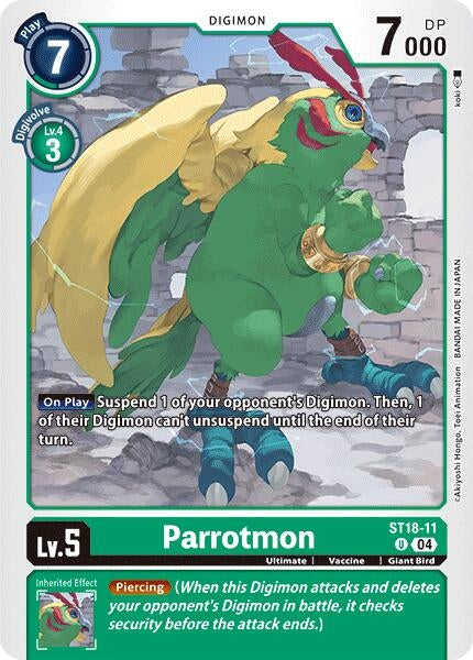 Image for Parrotmon - Digimon Card Game
