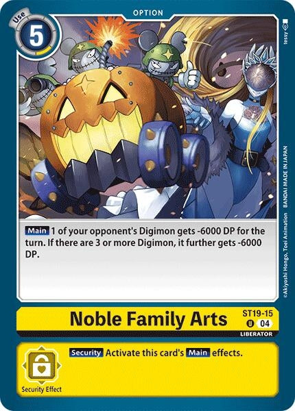 Image for Noble Family Arts - Digimon Card Game