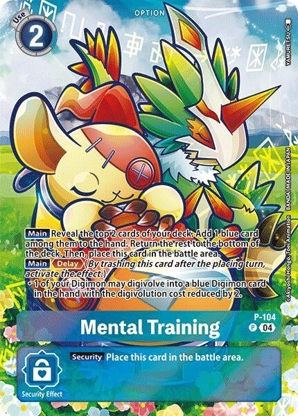 Image for Mental Training (Starter Deck 18 Exclusive) - Digimon Card Game