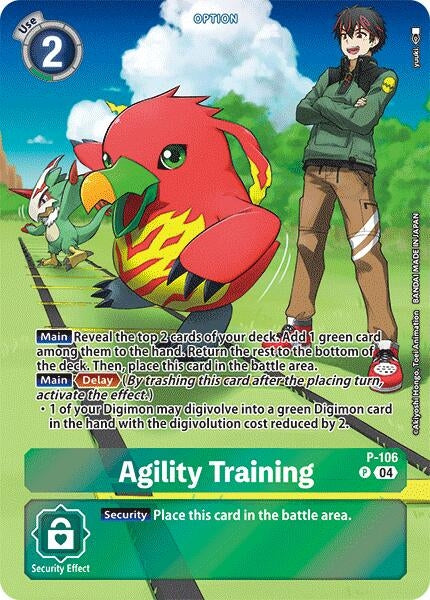 Image for Agility Training (Starter Deck 18 Exclusive) - Digimon Card Game