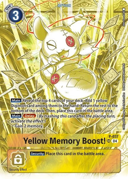Image for Yellow Memory Boost! (Starter Deck 19 Exclusive) - Digimon Card Game