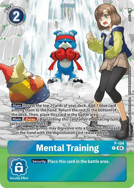 Image for Mental Training (Starter Deck 19 Exclusive) - Digimon Card Game